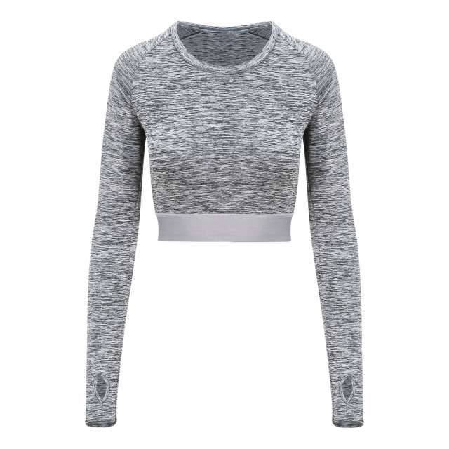 WOMEN'S LONG SLEEVE CROP T