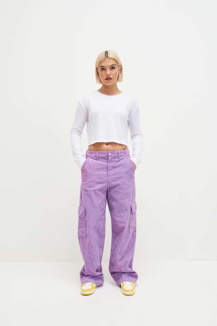 WOMEN'S L/S CROPPED T