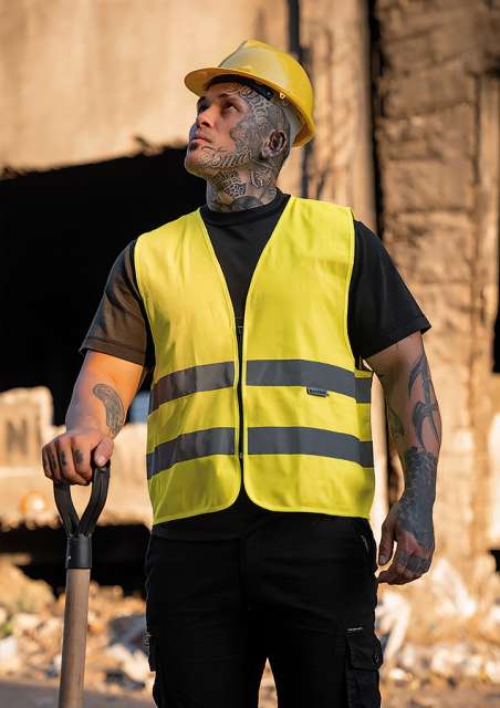 SAFETY VEST WITH ZIPPER 